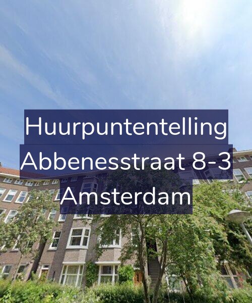 Foto gevel Huurpuntentelling voor Abbenesstraat 8-3, Amsterdam