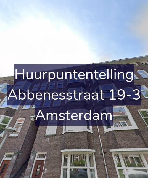 Foto gevel Huurpuntentelling voor Abbenesstraat 19-3, Amsterdam