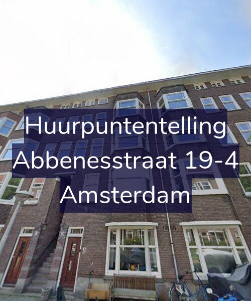 Foto gevel Huurpuntentelling voor Abbenesstraat 19-4, Amsterdam