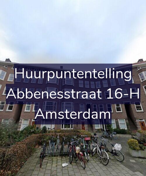 Foto gevel Huurpuntentelling voor Abbenesstraat 16-H, Amsterdam