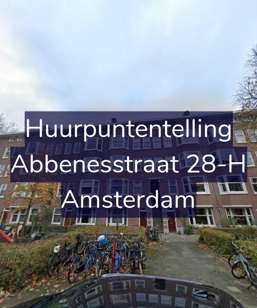 Foto gevel Huurpuntentelling voor Abbenesstraat 28-H, Amsterdam