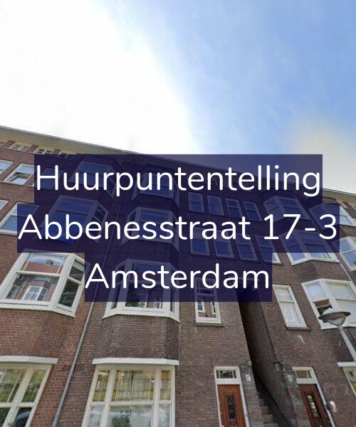 Foto gevel Huurpuntentelling voor Abbenesstraat 17-3, Amsterdam