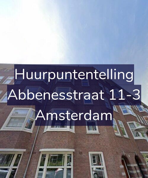 Foto gevel Huurpuntentelling voor Abbenesstraat 11-3, Amsterdam
