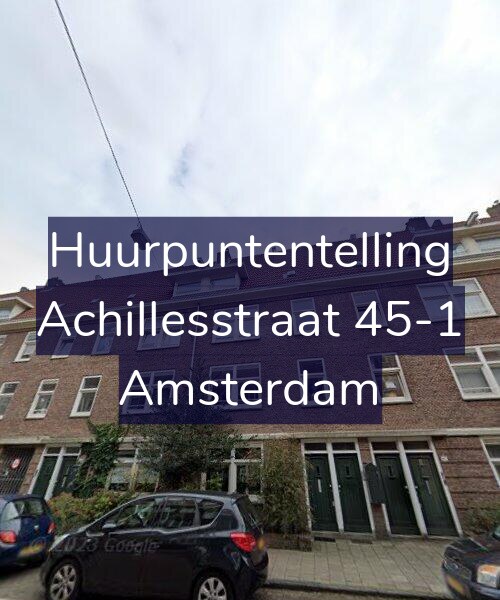Foto gevel Huurpuntentelling voor Achillesstraat 45-1, Amsterdam