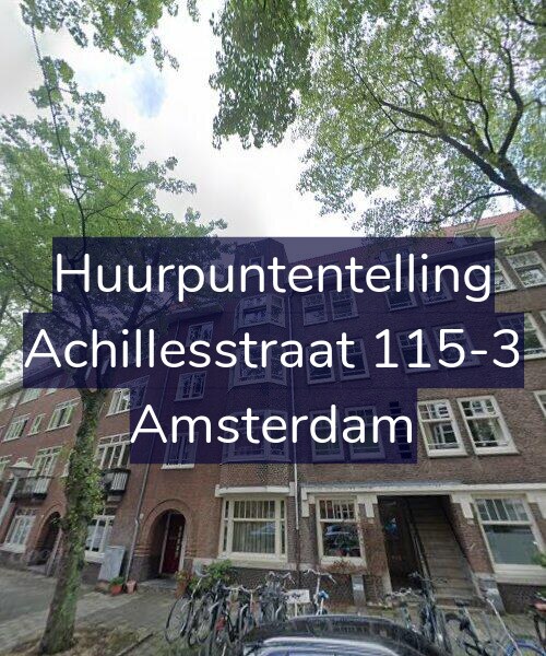 Foto gevel Huurpuntentelling voor Achillesstraat 115-3, Amsterdam