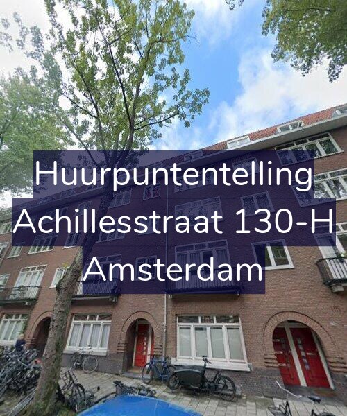 Foto gevel Huurpuntentelling voor Achillesstraat 130-H, Amsterdam