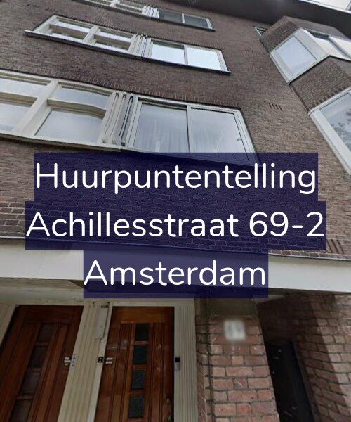 Foto gevel Huurpuntentelling voor Achillesstraat 69-2, Amsterdam