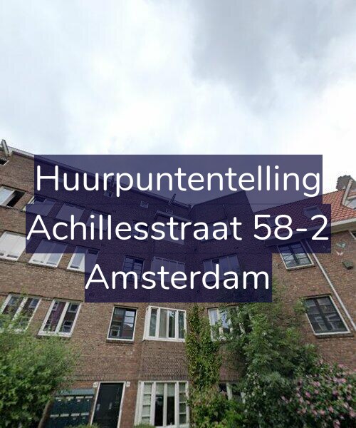 Foto gevel Huurpuntentelling voor Achillesstraat 58-2, Amsterdam
