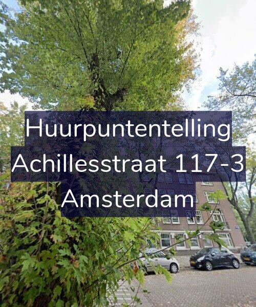Foto gevel Huurpuntentelling voor Achillesstraat 117-3, Amsterdam
