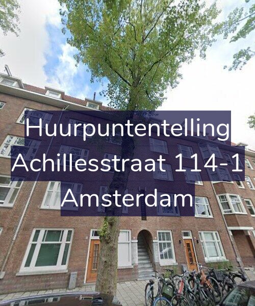 Foto gevel Huurpuntentelling voor Achillesstraat 114-1, Amsterdam