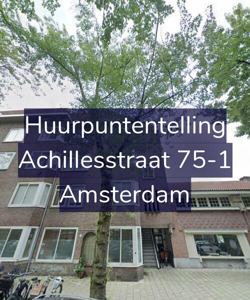 Foto gevel Huurpuntentelling voor Achillesstraat 75-1, Amsterdam