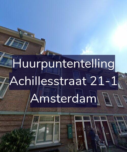 Foto gevel Huurpuntentelling voor Achillesstraat 21-1, Amsterdam