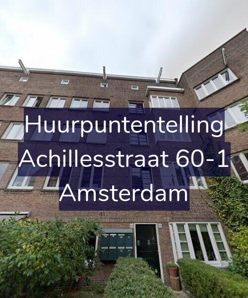 Foto gevel Huurpuntentelling voor Achillesstraat 60-1, Amsterdam