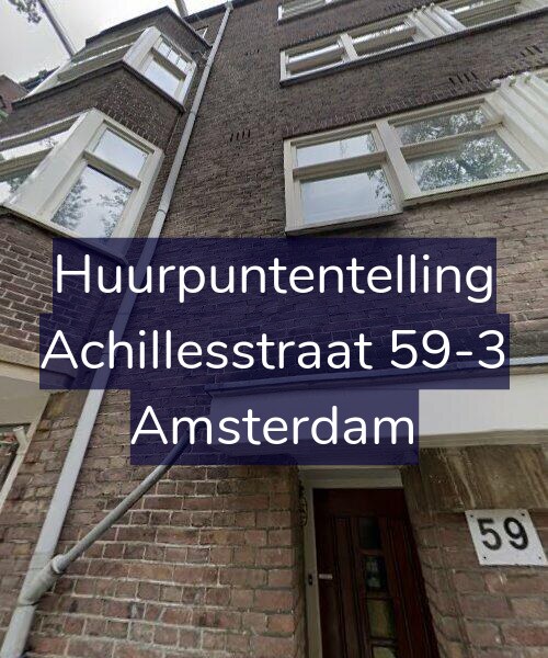 Foto gevel Huurpuntentelling voor Achillesstraat 59-3, Amsterdam