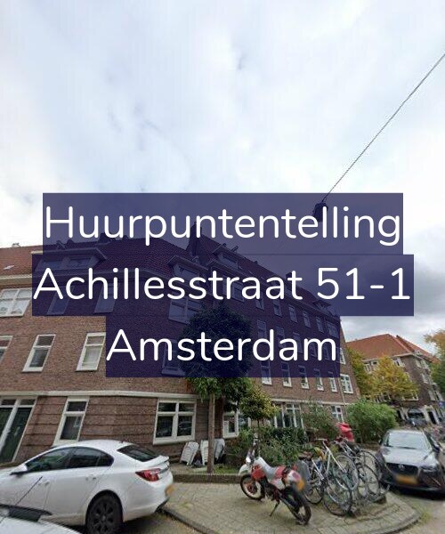 Foto gevel Huurpuntentelling voor Achillesstraat 51-1, Amsterdam
