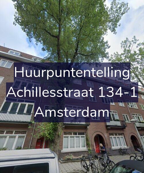 Foto gevel Huurpuntentelling voor Achillesstraat 134-1, Amsterdam
