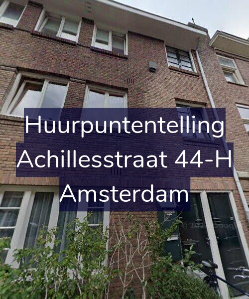 Foto gevel Huurpuntentelling voor Achillesstraat 44-H, Amsterdam