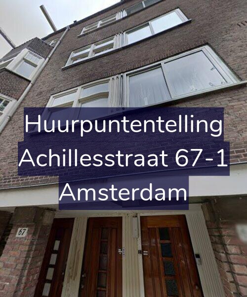 Foto gevel Huurpuntentelling voor Achillesstraat 67-1, Amsterdam