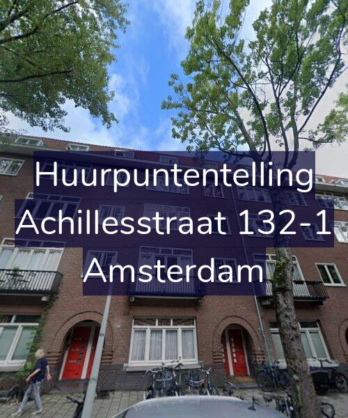 Foto gevel Huurpuntentelling voor Achillesstraat 132-1, Amsterdam