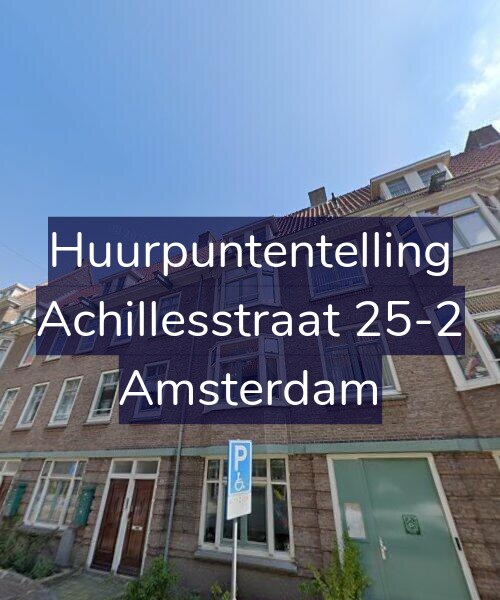 Foto gevel Huurpuntentelling voor Achillesstraat 25-2, Amsterdam