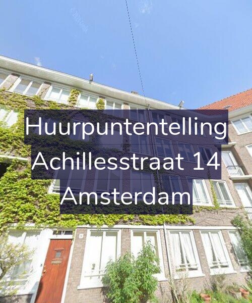 Foto gevel Huurpuntentelling voor Achillesstraat 14, Amsterdam