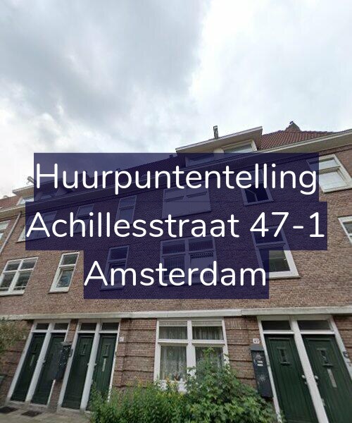 Foto gevel Huurpuntentelling voor Achillesstraat 47-1, Amsterdam