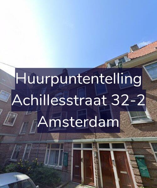 Foto gevel Huurpuntentelling voor Achillesstraat 32-2, Amsterdam