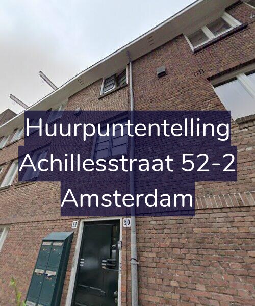 Foto gevel Huurpuntentelling voor Achillesstraat 52-2, Amsterdam