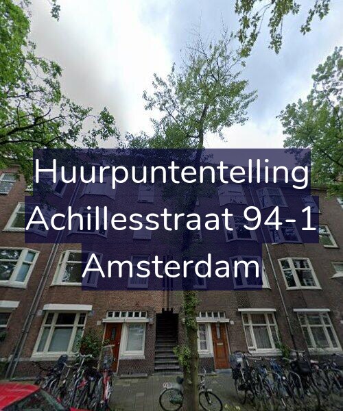 Foto gevel Huurpuntentelling voor Achillesstraat 94-1, Amsterdam