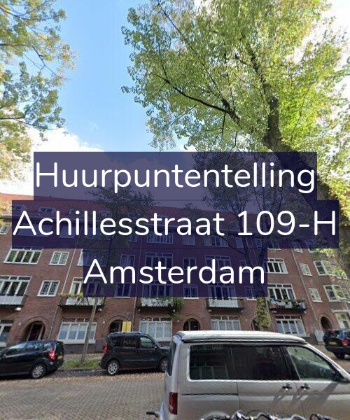 Foto gevel Huurpuntentelling voor Achillesstraat 109-H, Amsterdam