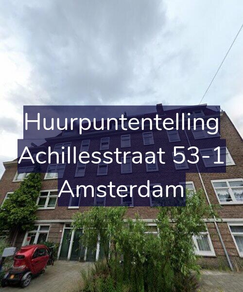 Foto gevel Huurpuntentelling voor Achillesstraat 53-1, Amsterdam