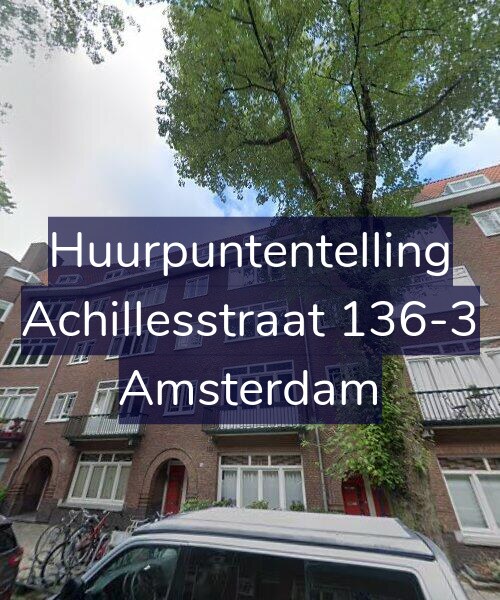 Foto gevel Huurpuntentelling voor Achillesstraat 136-3, Amsterdam