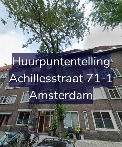 Foto gevel Huurpuntentelling voor Achillesstraat 71-1, Amsterdam