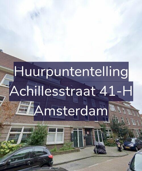 Foto gevel Huurpuntentelling voor Achillesstraat 41-H, Amsterdam