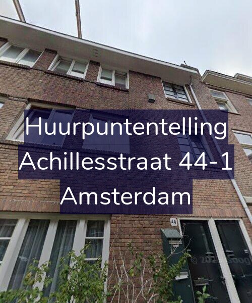 Foto gevel Huurpuntentelling voor Achillesstraat 44-1, Amsterdam
