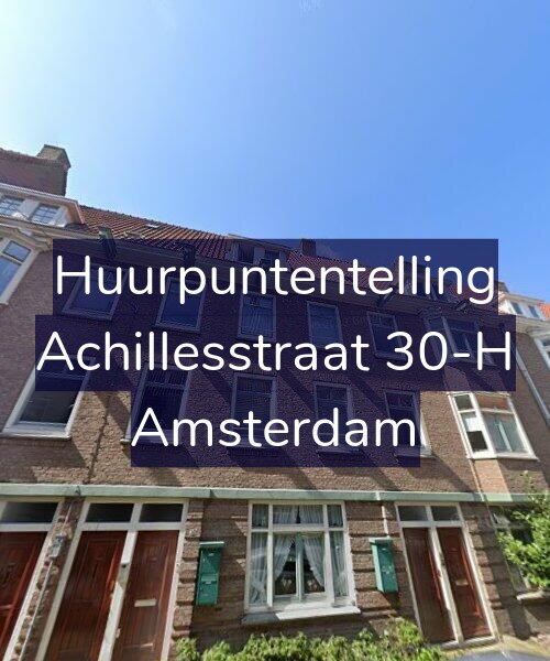 Foto gevel Huurpuntentelling voor Achillesstraat 30-H, Amsterdam