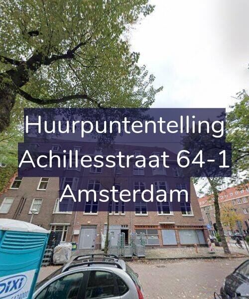 Foto gevel Huurpuntentelling voor Achillesstraat 64-1, Amsterdam