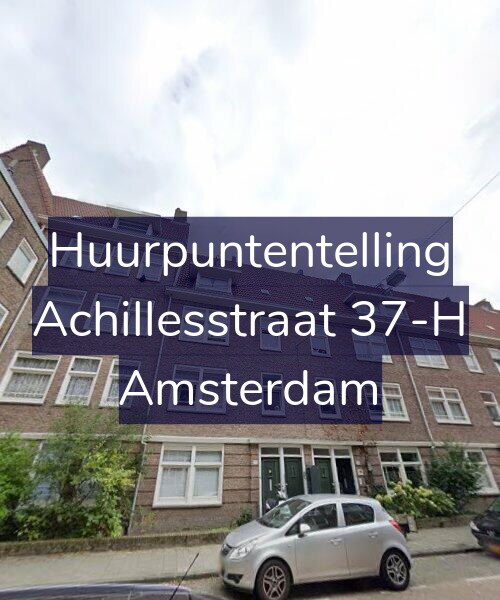 Foto gevel Huurpuntentelling voor Achillesstraat 37-H, Amsterdam