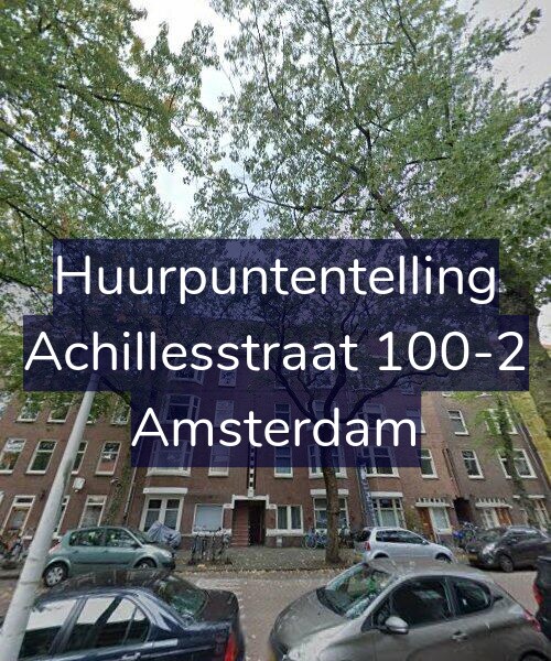 Foto gevel Huurpuntentelling voor Achillesstraat 100-2, Amsterdam