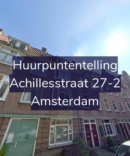 Foto gevel Huurpuntentelling voor Achillesstraat 27-2, Amsterdam