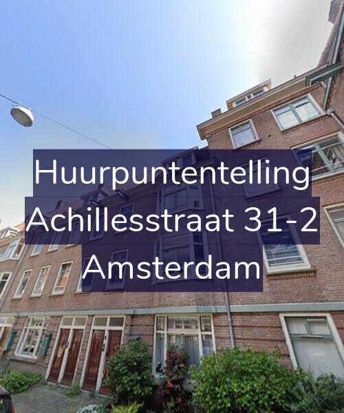 Foto gevel Huurpuntentelling voor Achillesstraat 31-2, Amsterdam