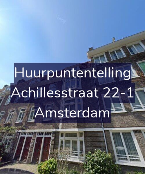 Foto gevel Huurpuntentelling voor Achillesstraat 22-1, Amsterdam
