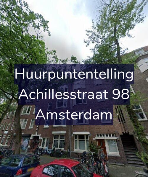 Foto gevel Huurpuntentelling voor Achillesstraat 98, Amsterdam