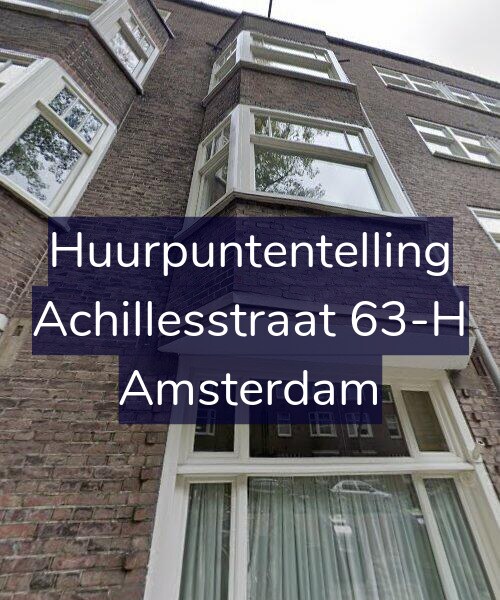 Foto gevel Huurpuntentelling voor Achillesstraat 63-H, Amsterdam