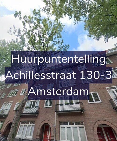 Foto gevel Huurpuntentelling voor Achillesstraat 130-3, Amsterdam