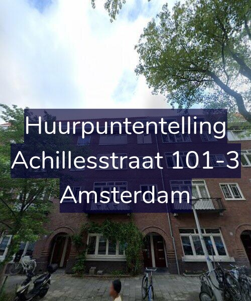 Foto gevel Huurpuntentelling voor Achillesstraat 101-3, Amsterdam