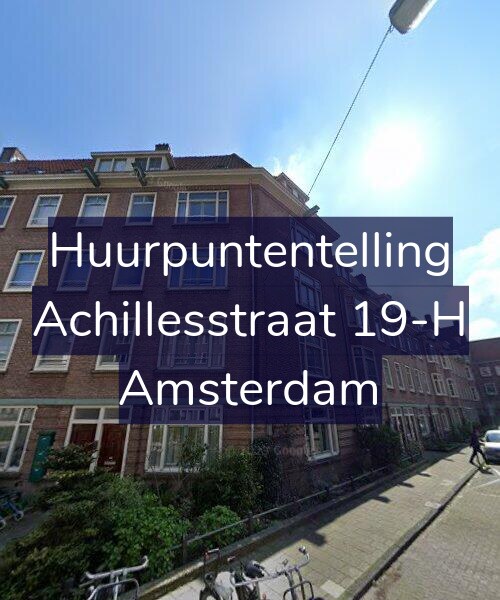 Foto gevel Huurpuntentelling voor Achillesstraat 19-H, Amsterdam
