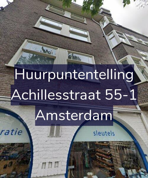 Foto gevel Huurpuntentelling voor Achillesstraat 55-1, Amsterdam