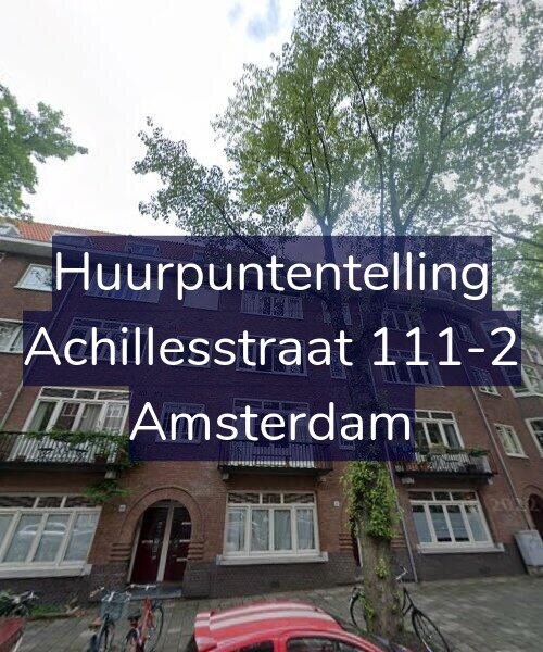 Foto gevel Huurpuntentelling voor Achillesstraat 111-2, Amsterdam