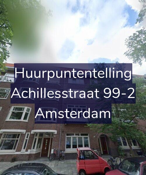 Foto gevel Huurpuntentelling voor Achillesstraat 99-2, Amsterdam